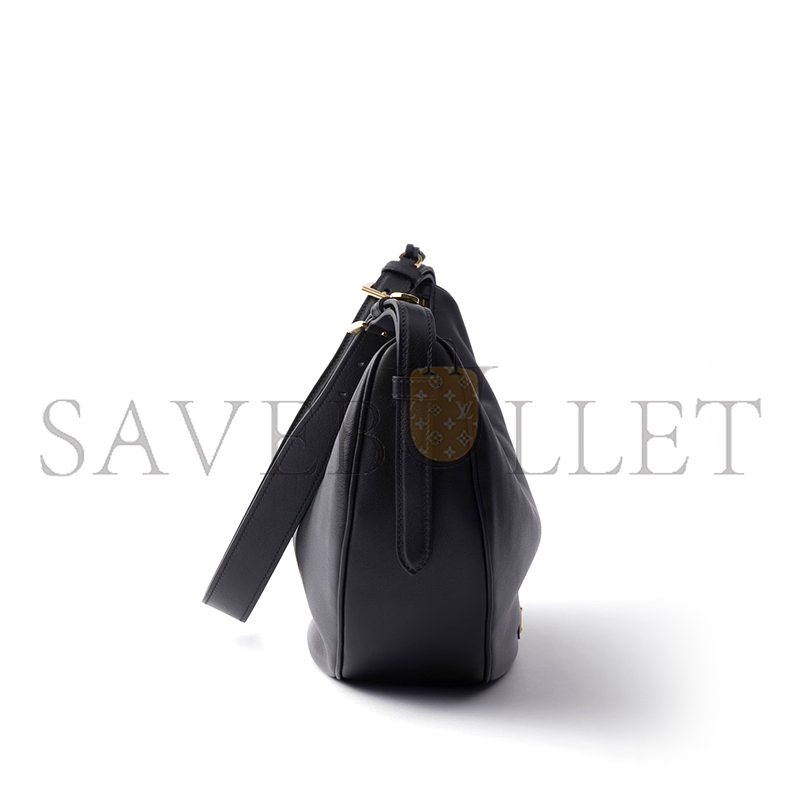 PRADA DEMI-LUNE LARGE LEATHER SHOULDER BAG 1BC255 (42*19.5*8.5cm) PRADA DEMI-LUNE LARGE LEATHER SHOULDER BAG 1BC255 (42*19.5*8.5cm)